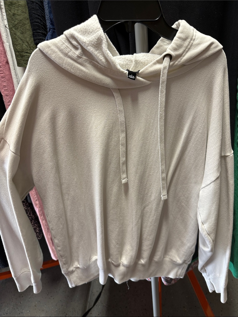 Buffalo David Bitton Ivory Hooded Sweatshirt
